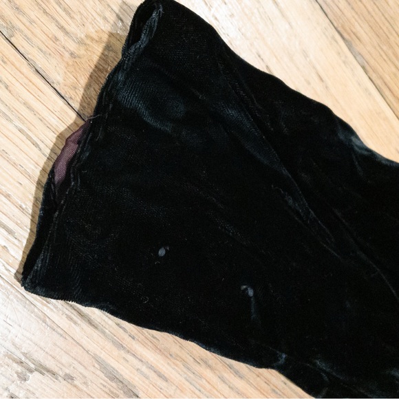 💋 Betsey Johnson Luxe Black Crushed Velvet Blazer Vintage 90’s 🖤 - Picture 8 of 10